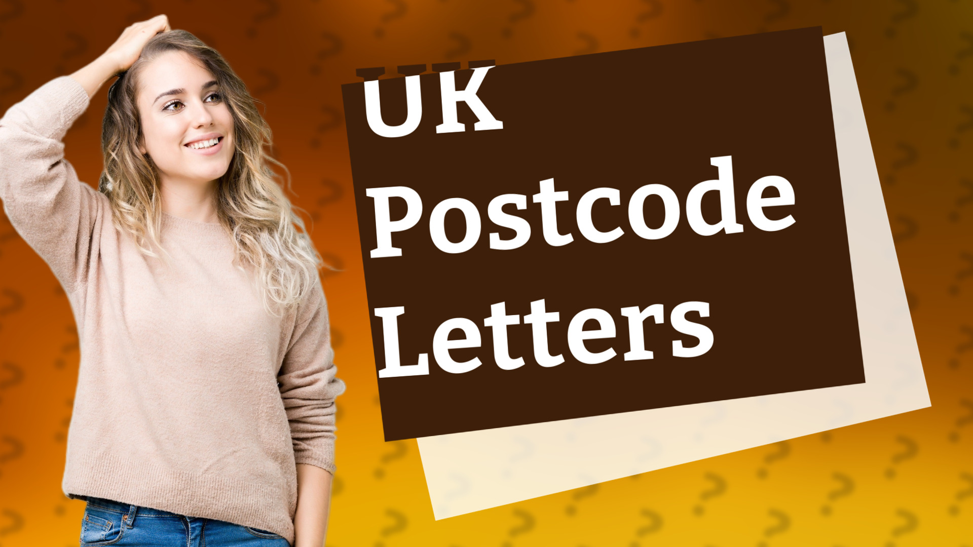 UK Postcode Letters