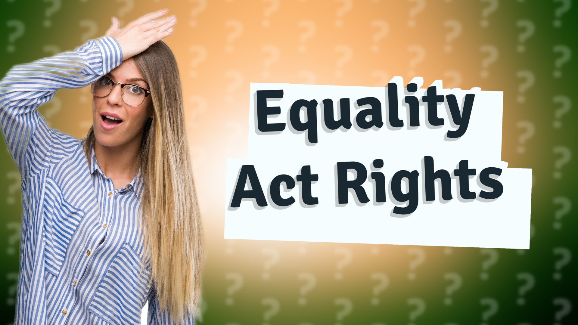 Equality Act Rights
