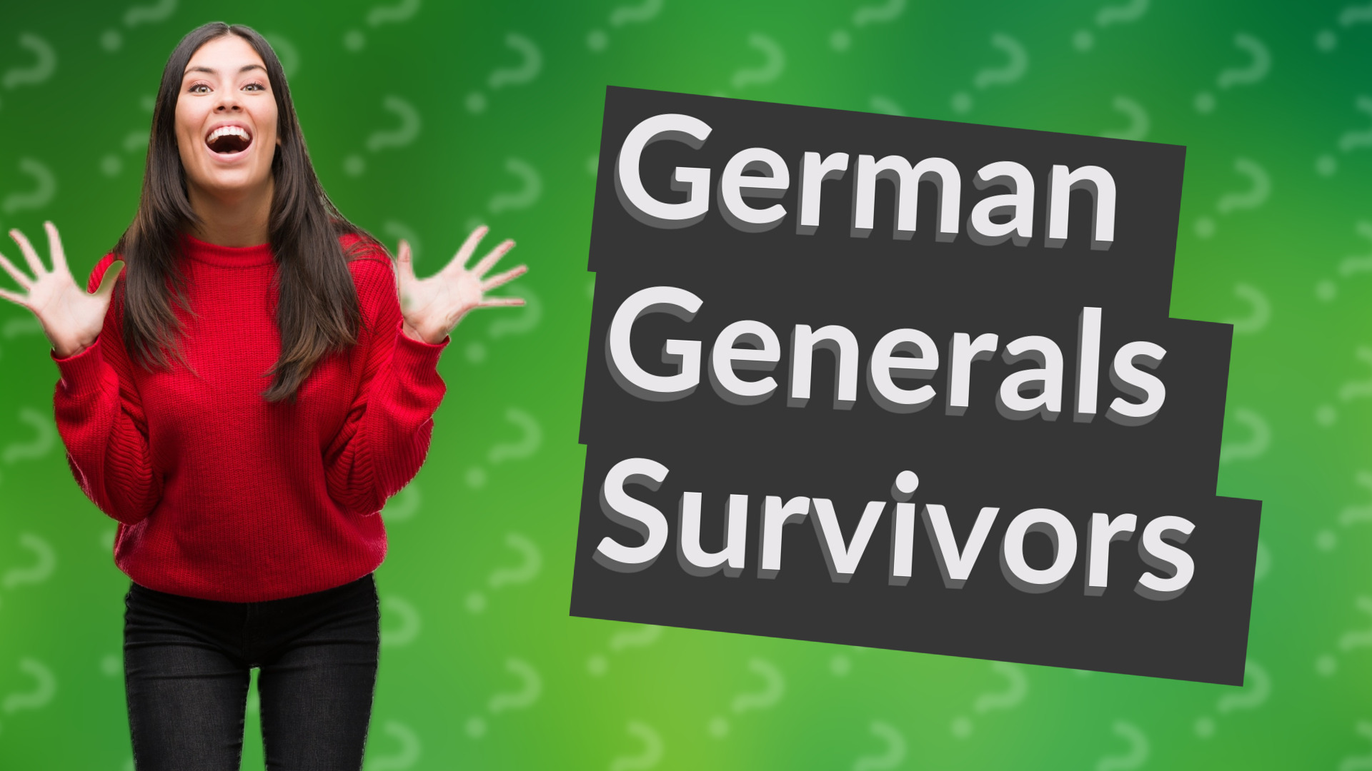 German Generals Survivors