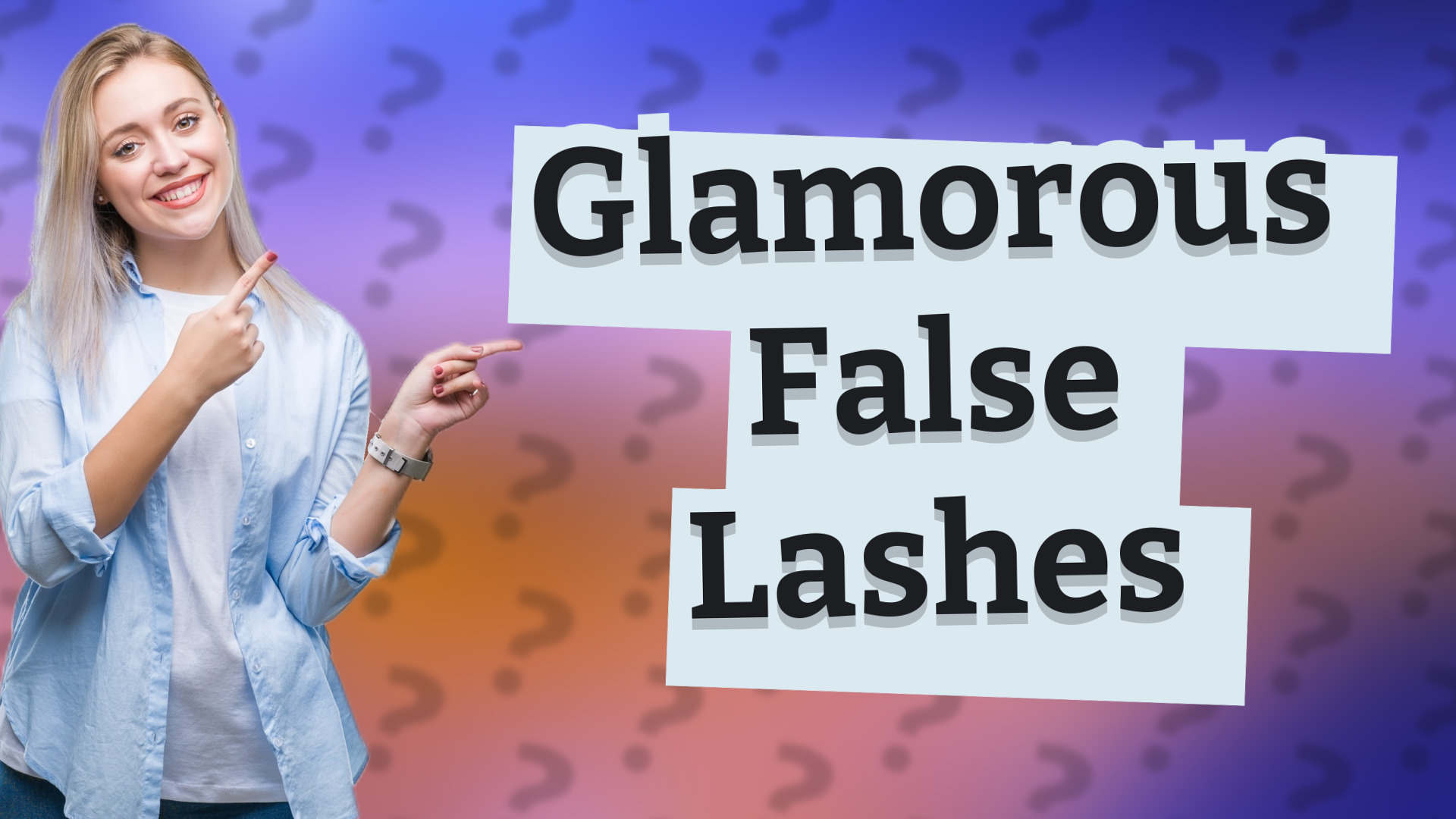 Glamorous False Lashes