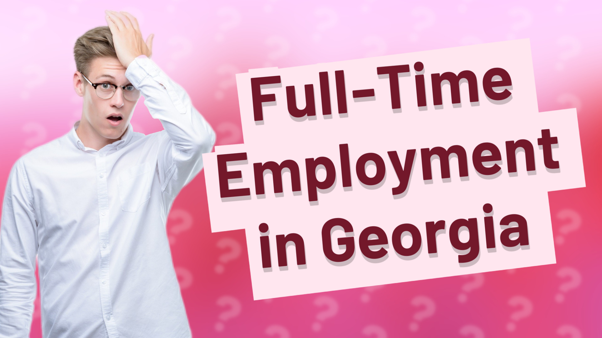 Full-Time Employment in Georgia