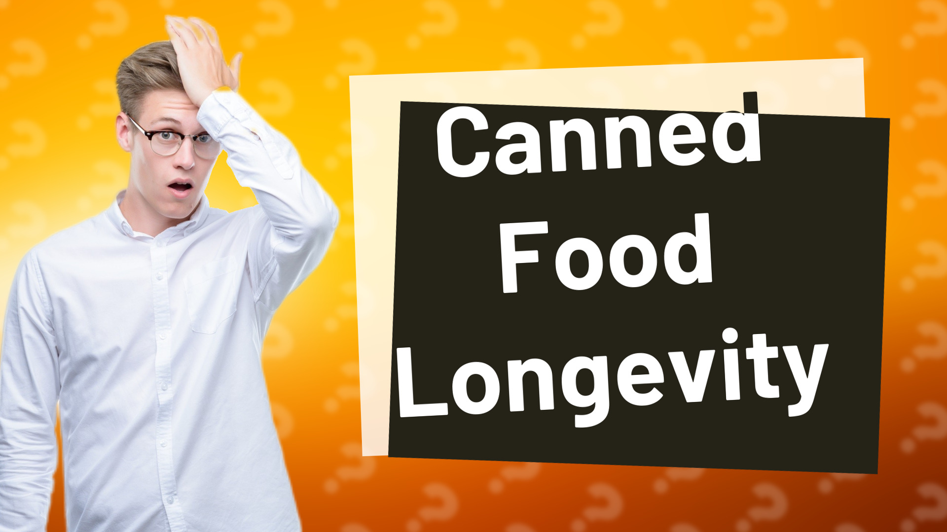 Canned Food Longevity