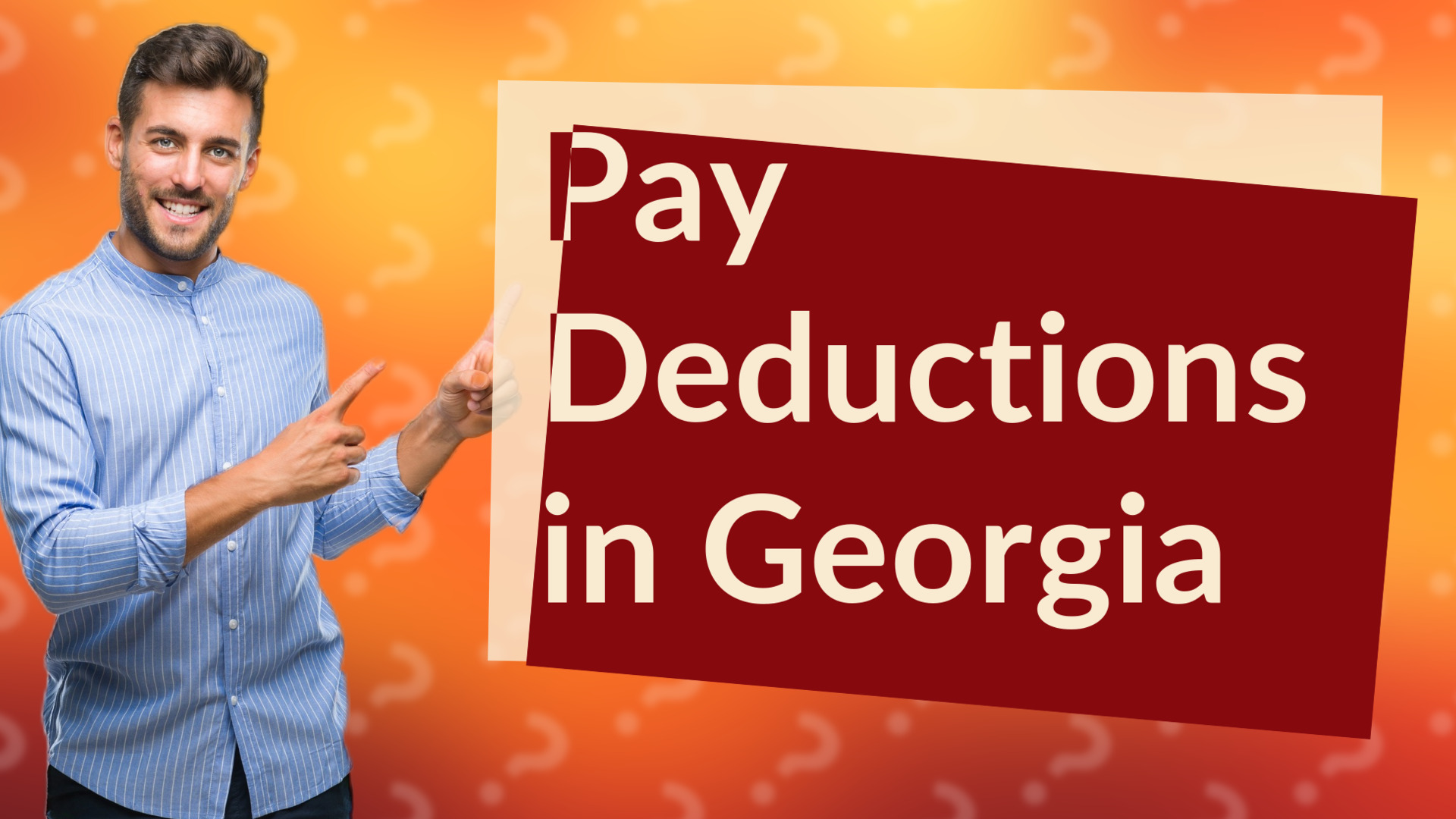 Pay Deductions in Georgia