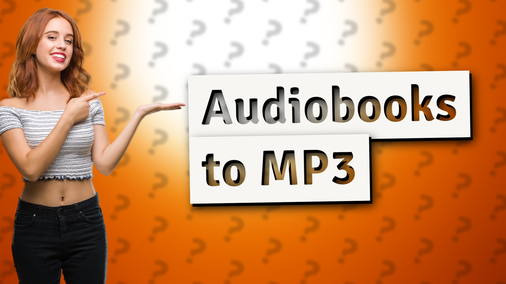 Audiobooks to MP3