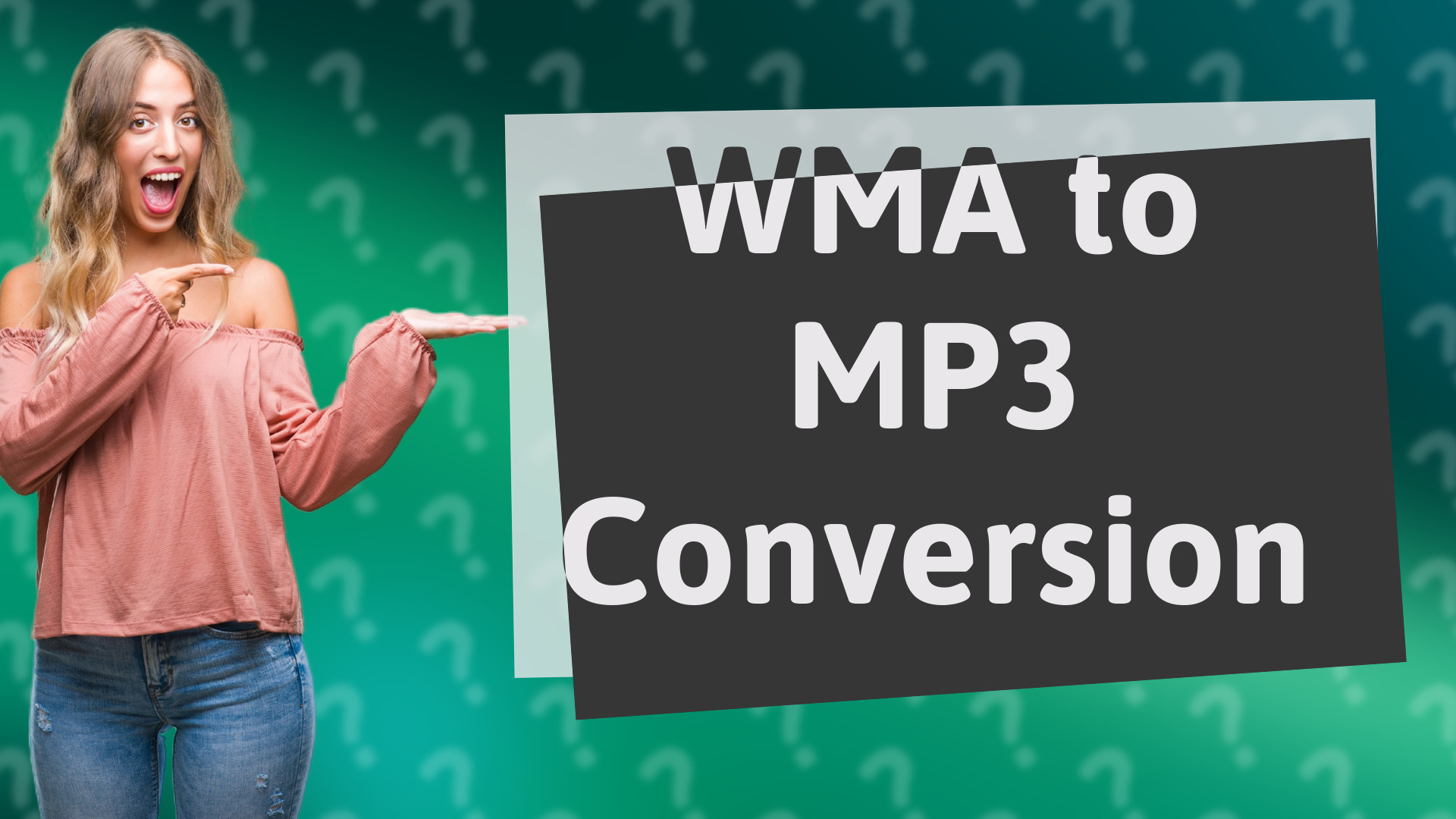 WMA to MP3 Conversion