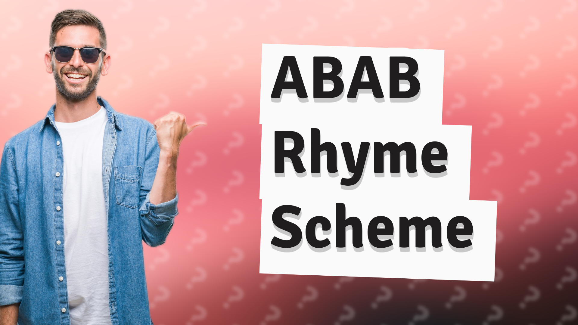 ABAB Rhyme Scheme
