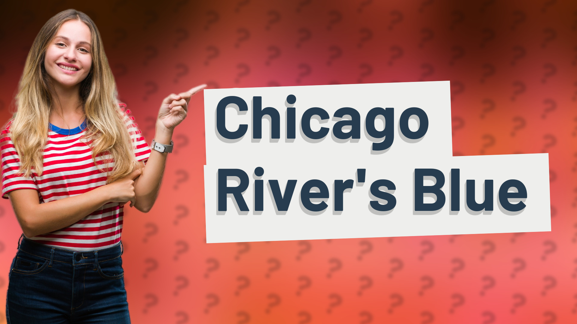 Chicago River's Blue