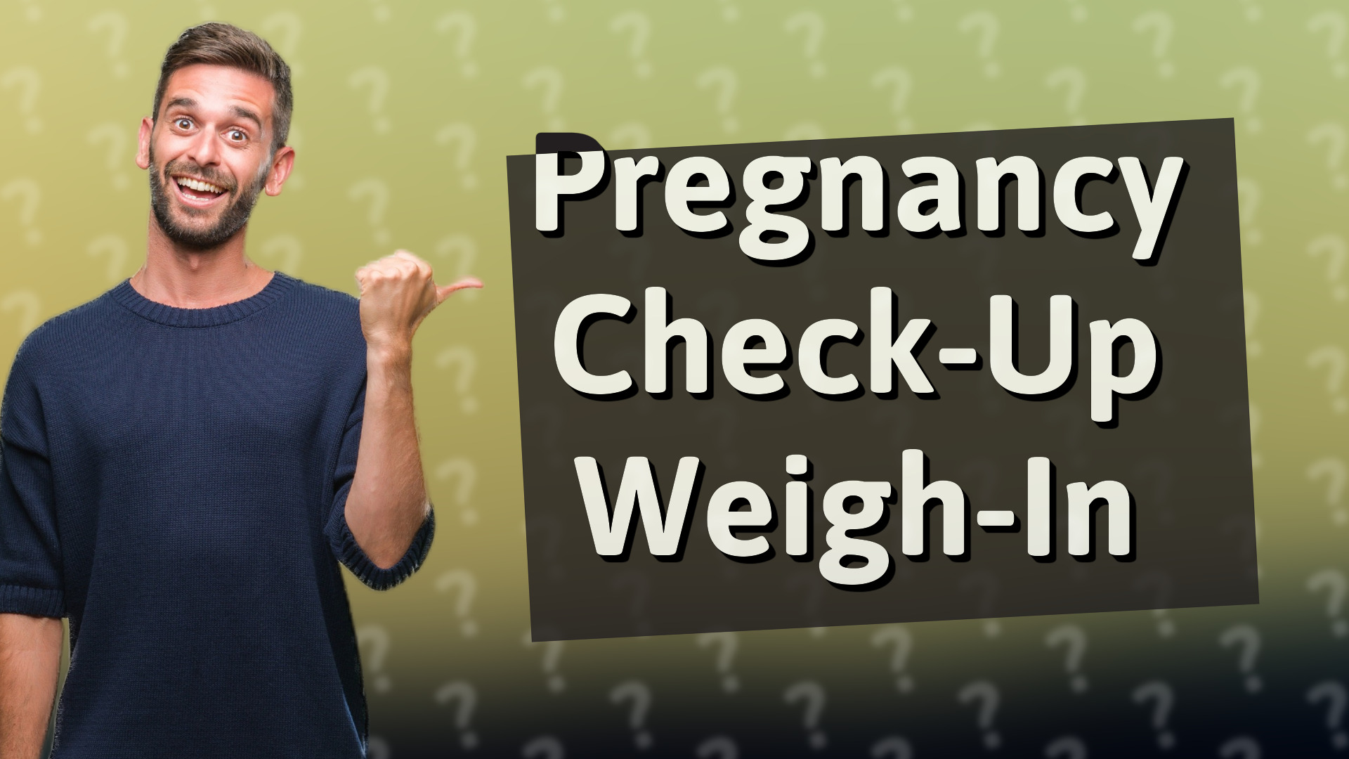 Pregnancy Check-Up Weigh-In