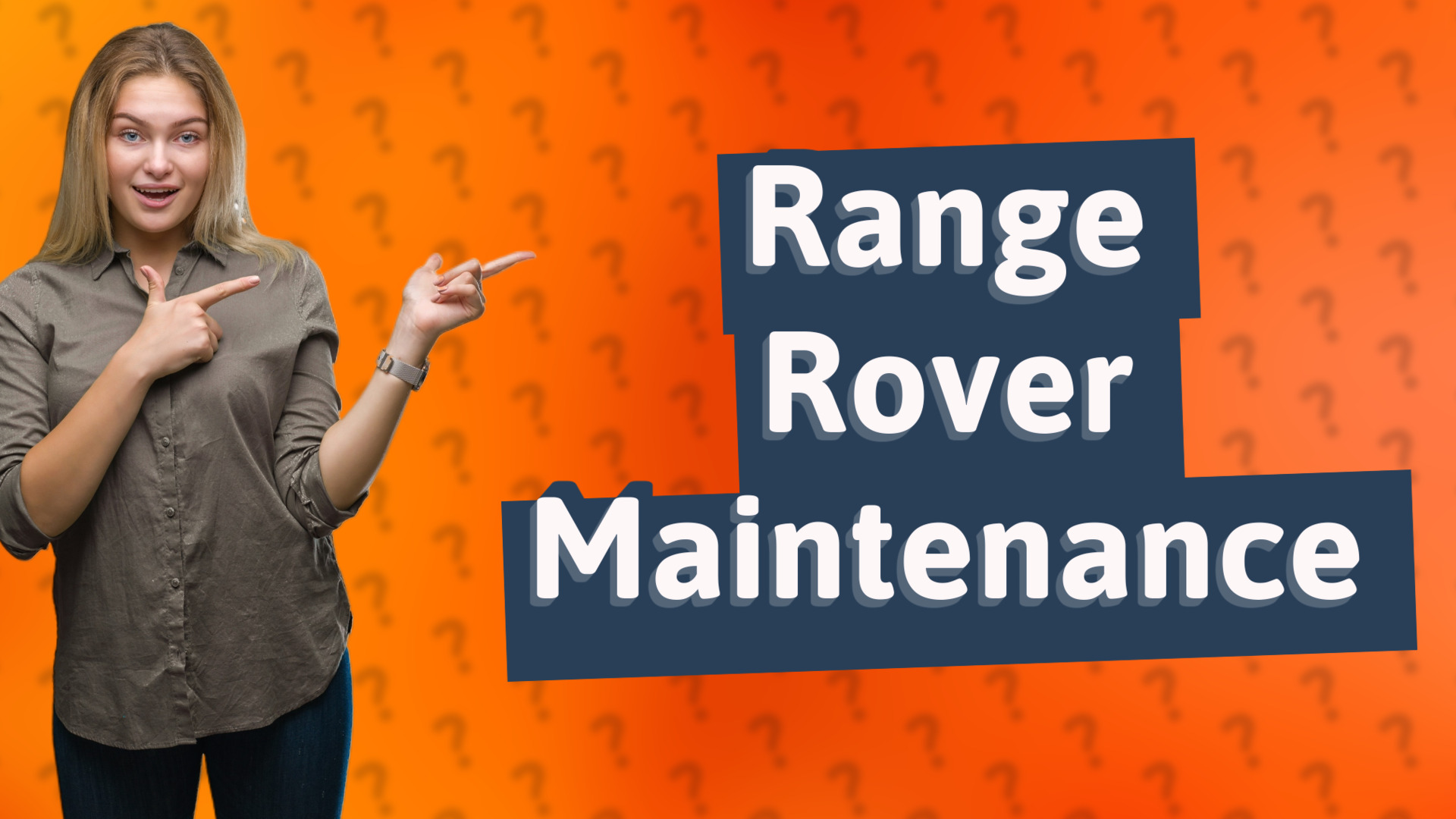 Range Rover Maintenance