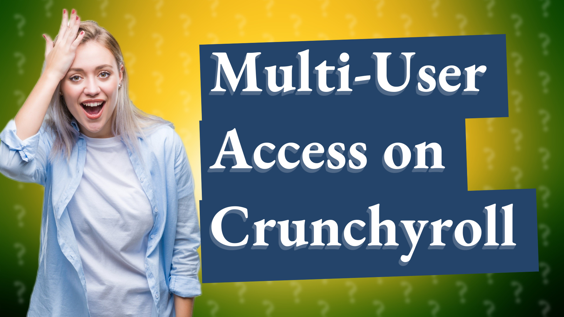 Multi-User Access on Crunchyroll