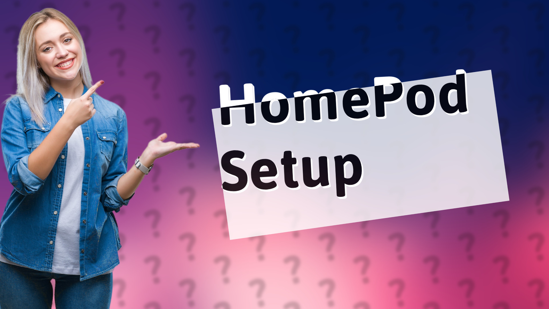 HomePod Setup