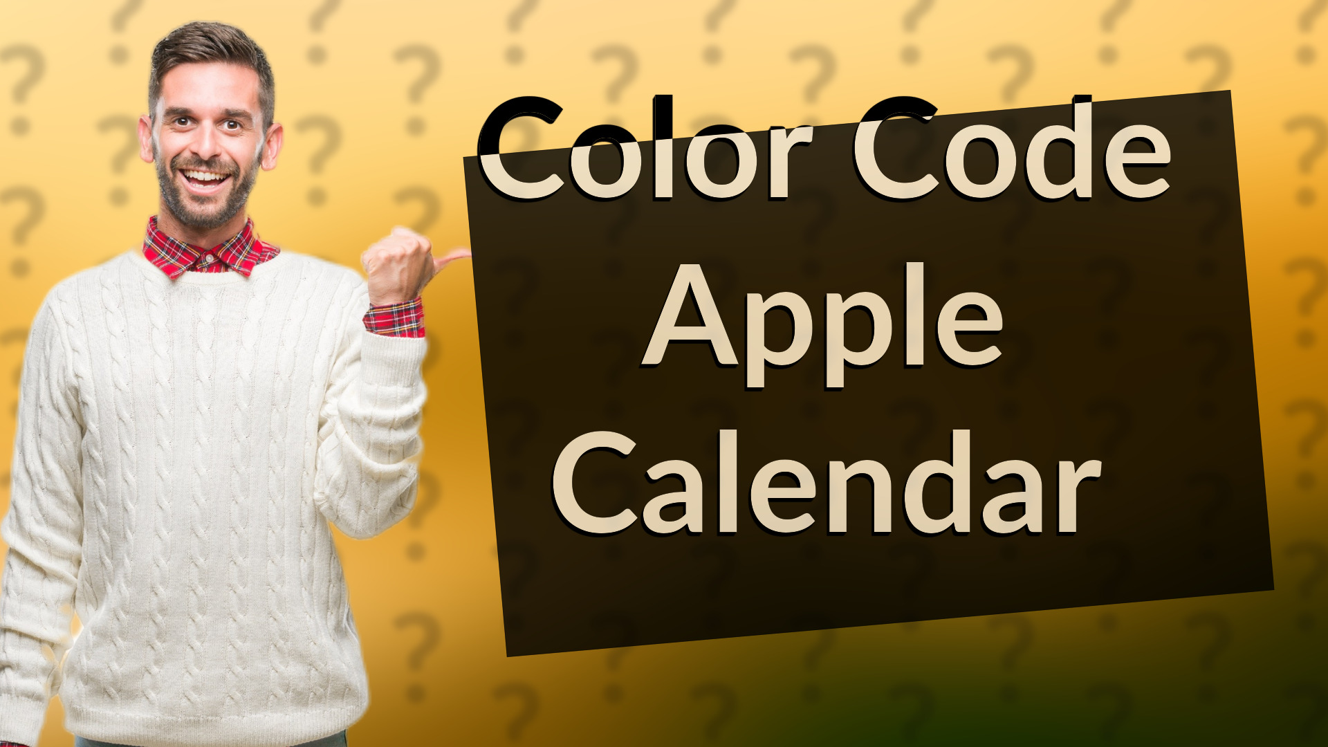 Color Code Apple Calendar