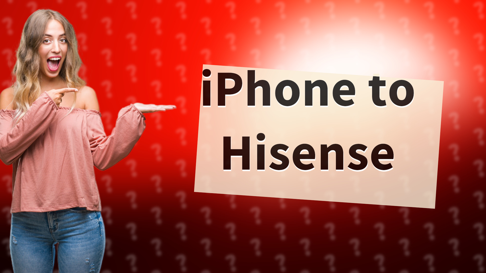iPhone to Hisense