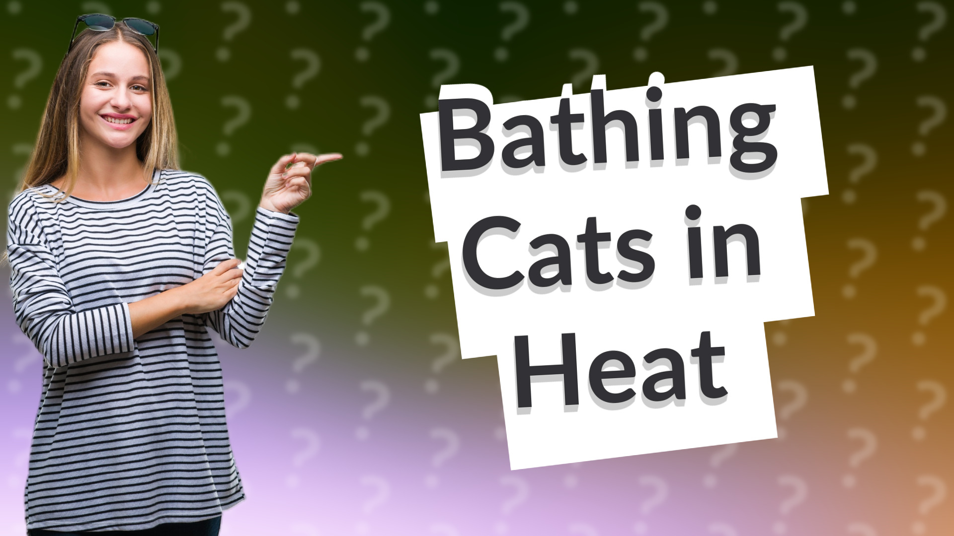 Bathing Cats in Heat