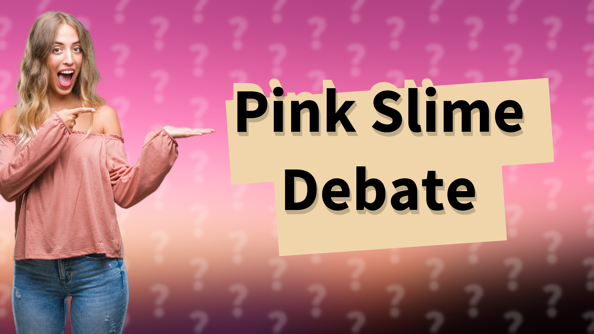 Pink Slime Debate