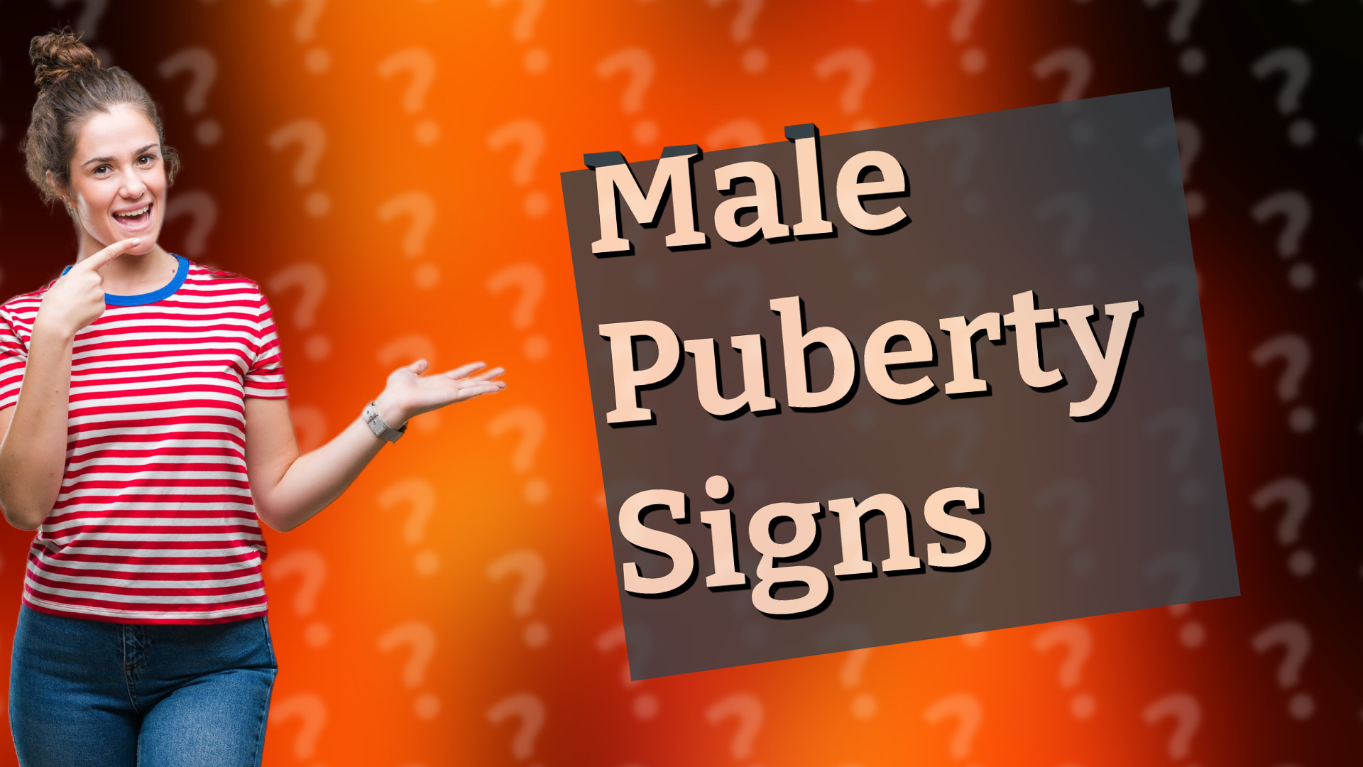 Male Puberty Signs