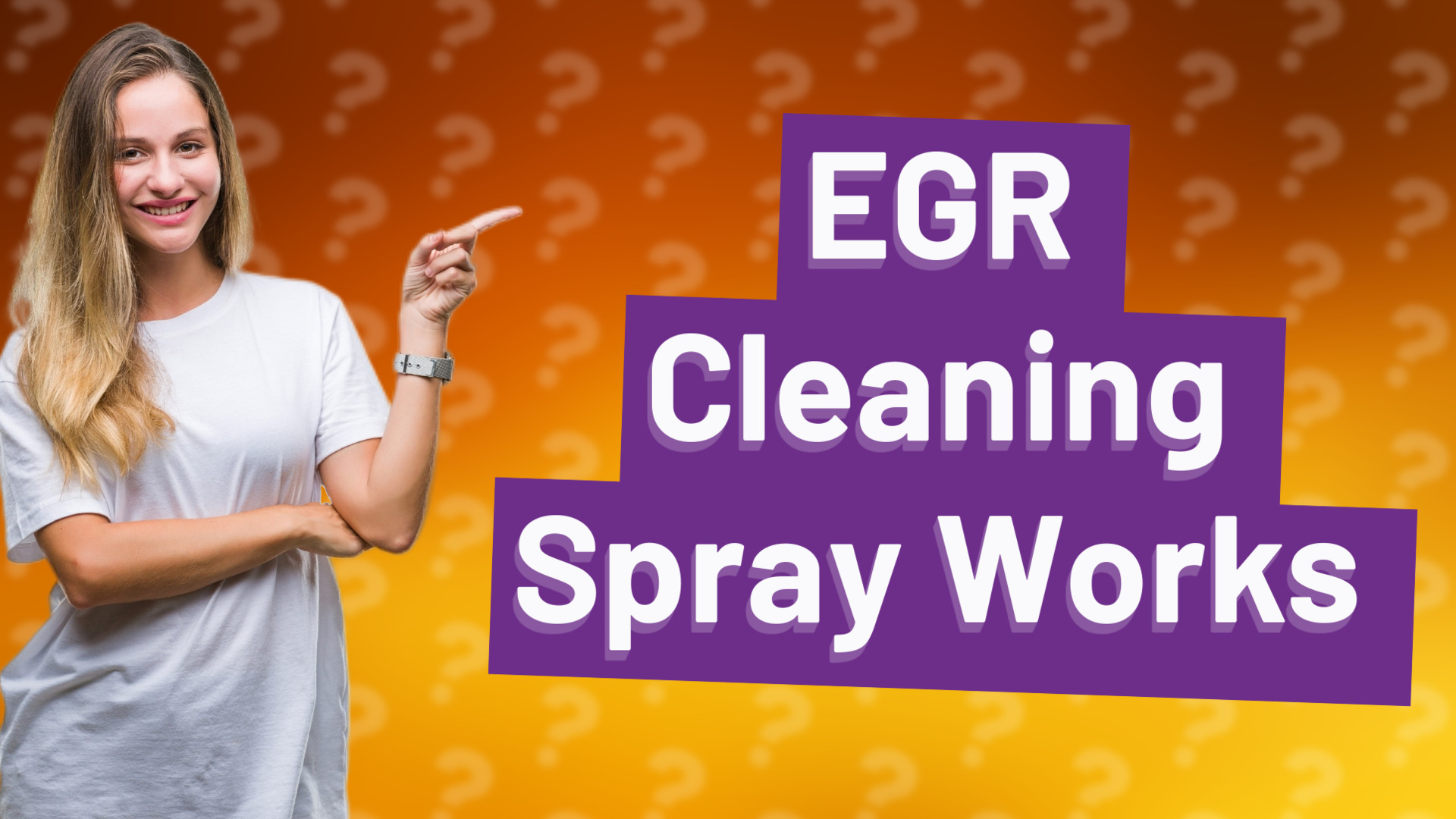 EGR Cleaning Spray Works