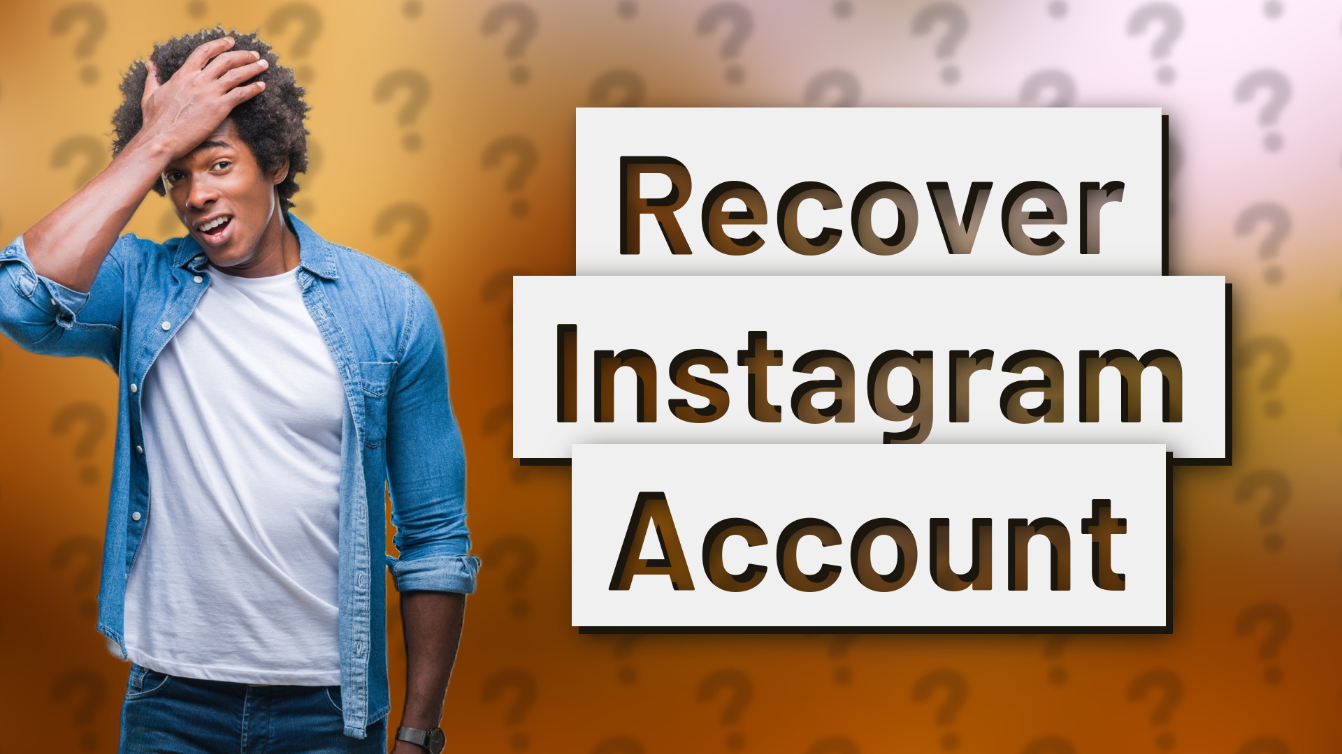 Recover Instagram Account