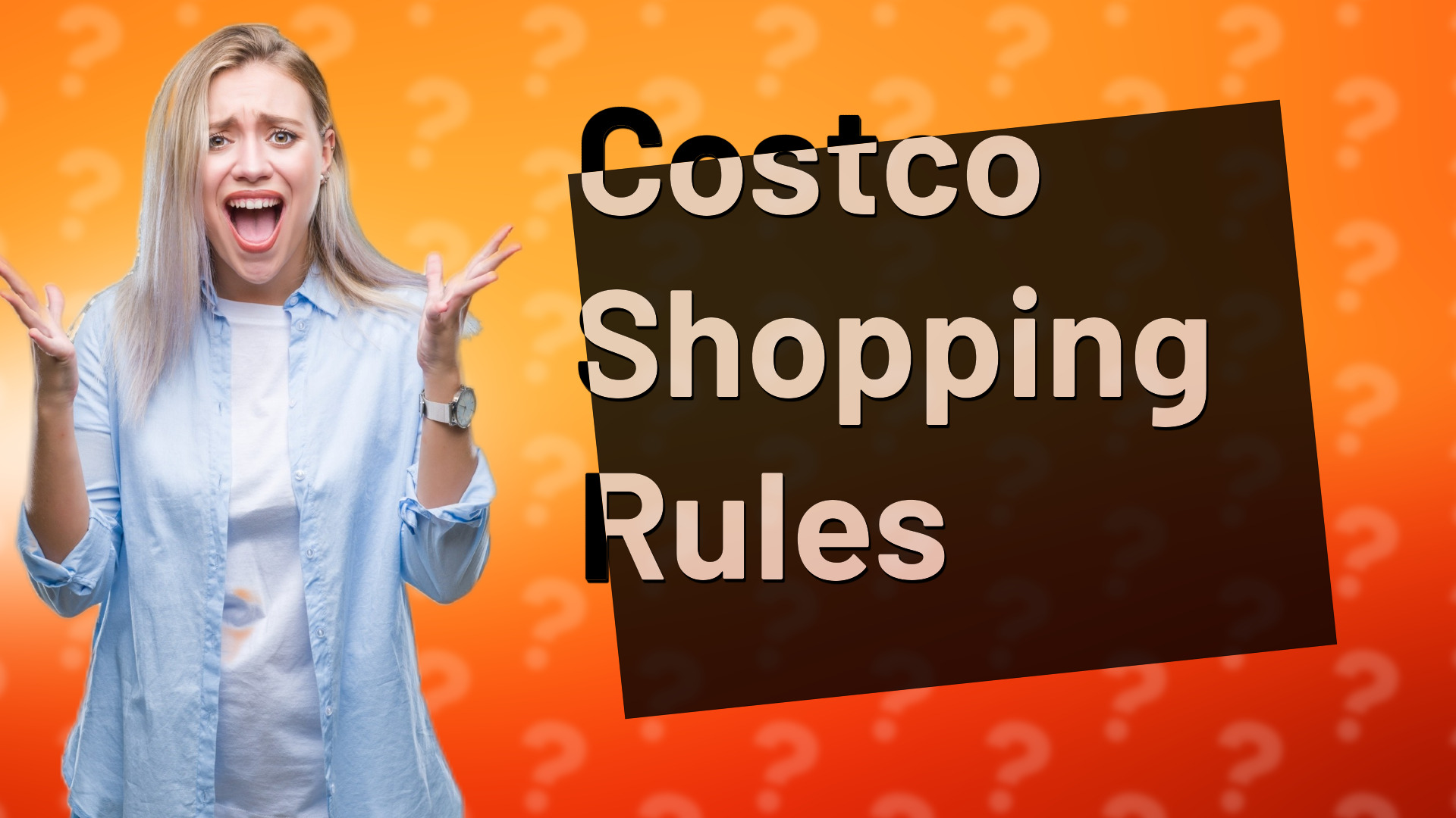 Costco Shopping Rules