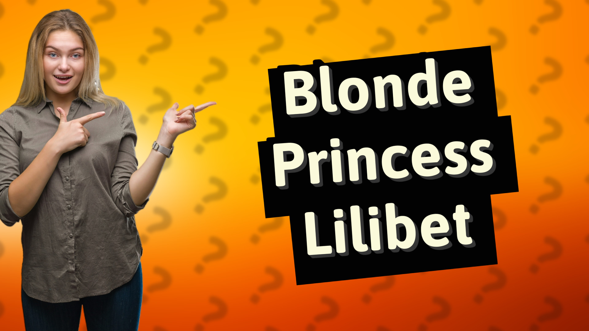Blonde Princess Lilibet