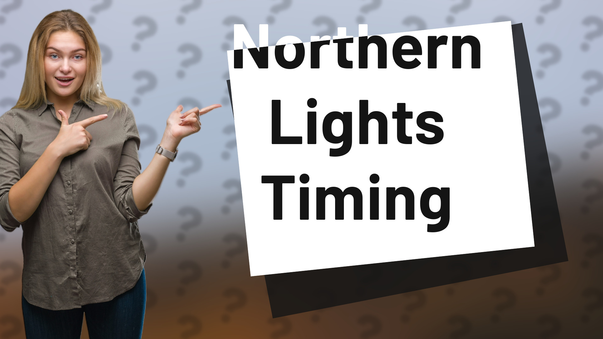 Northern Lights Timing