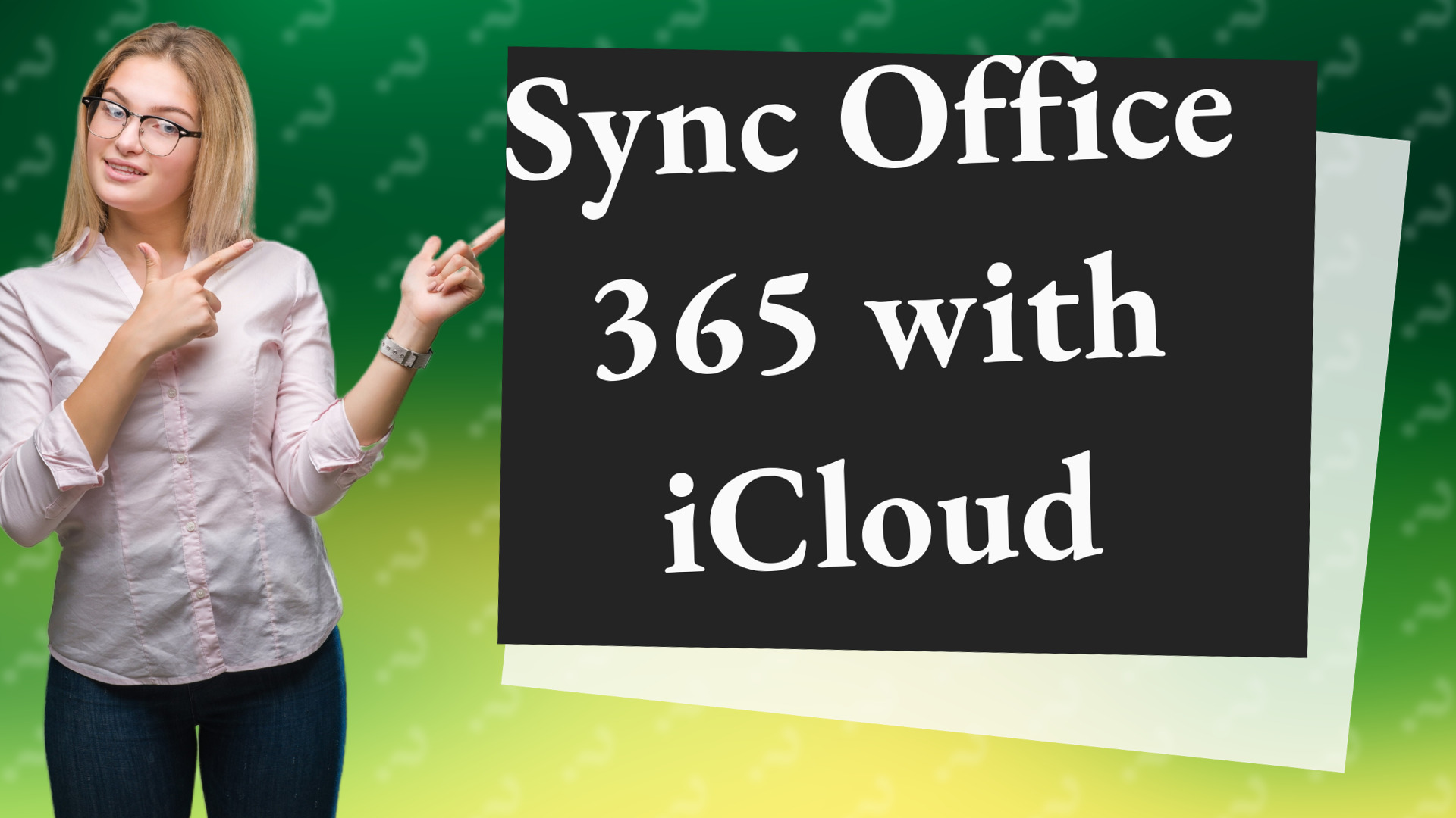 Sync Office 365 with iCloud