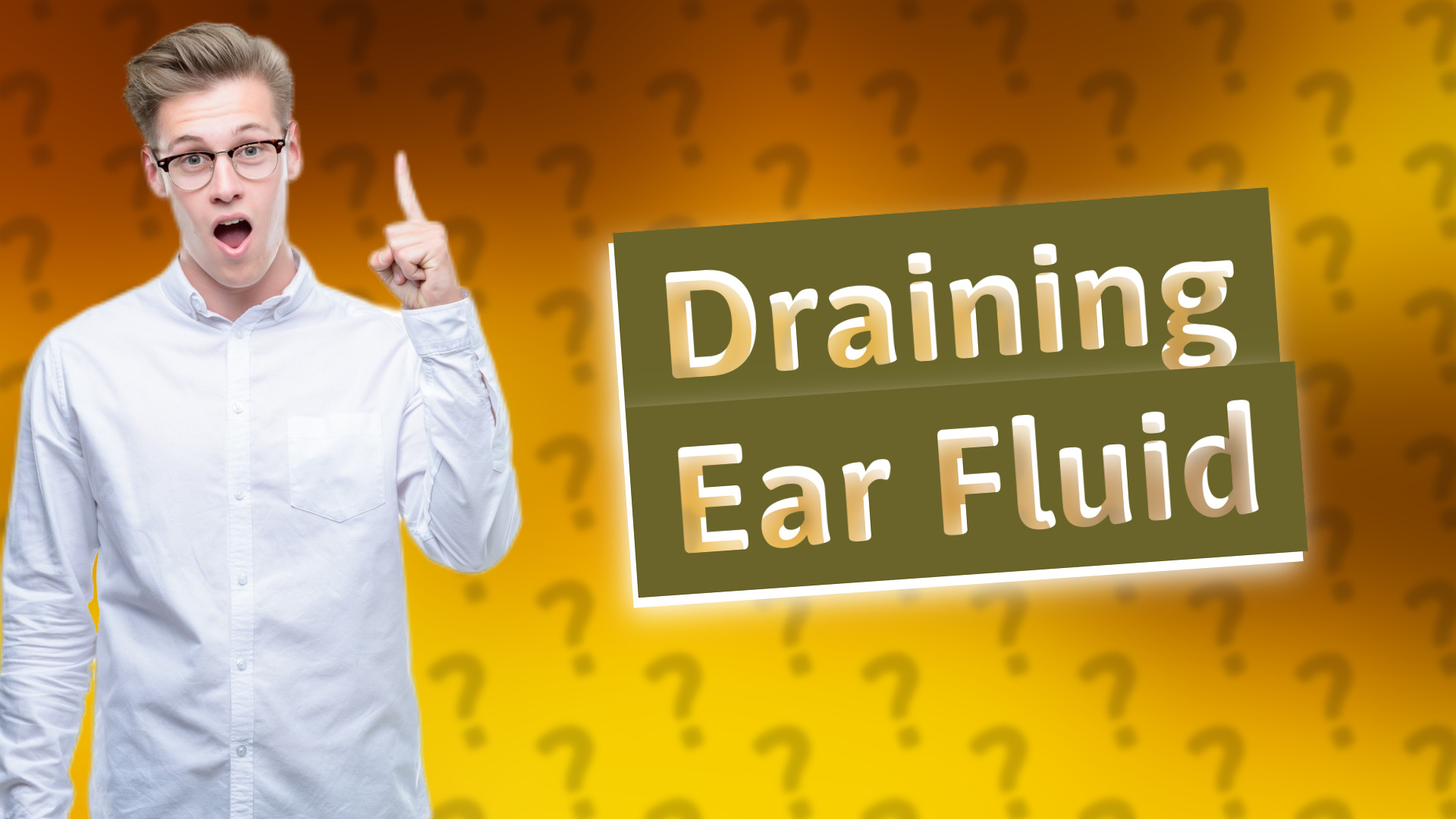 Draining Ear Fluid