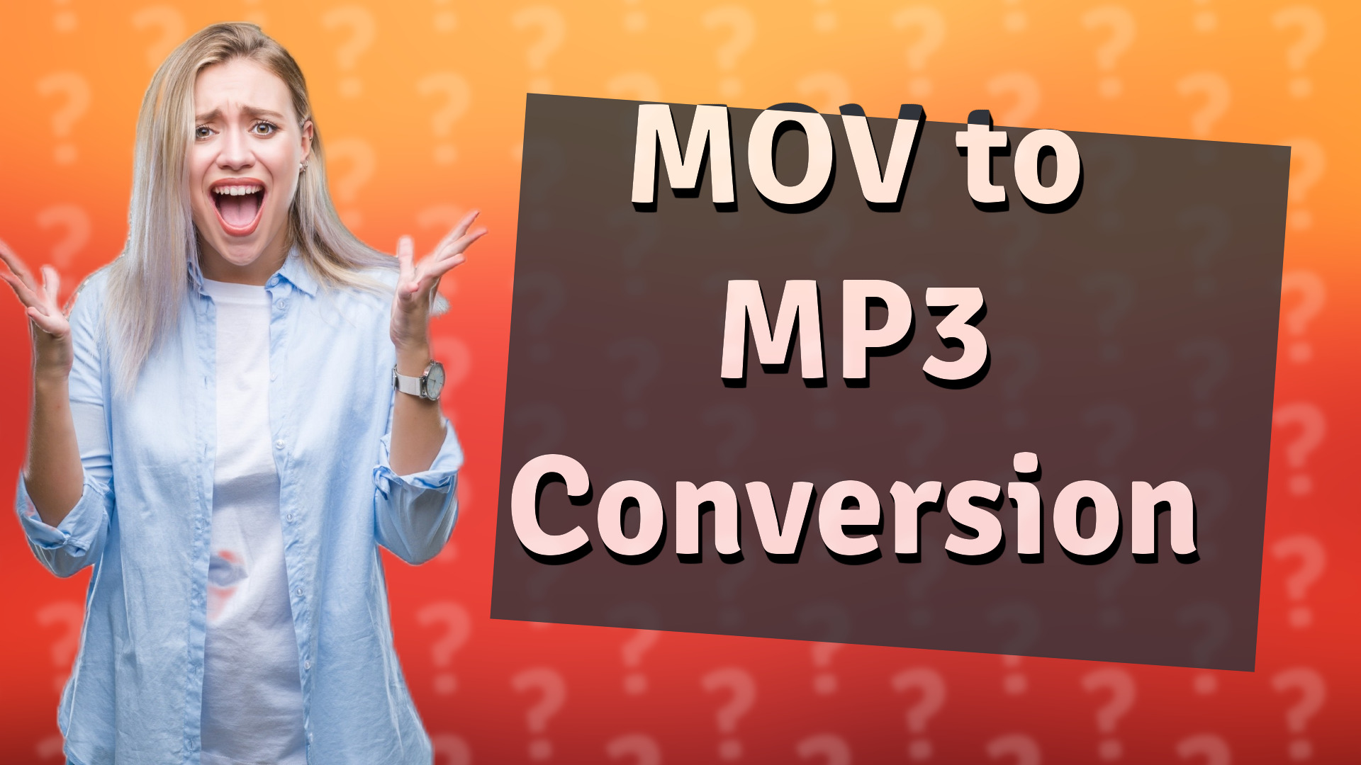MOV to MP3 Conversion