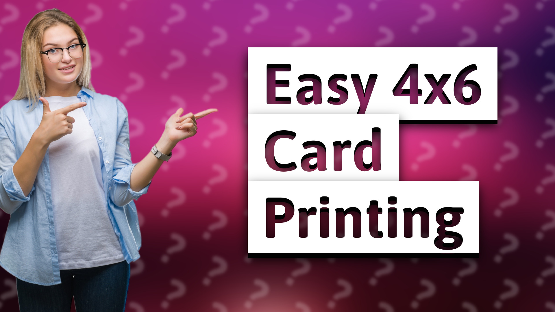 Easy 4x6 Card Printing
