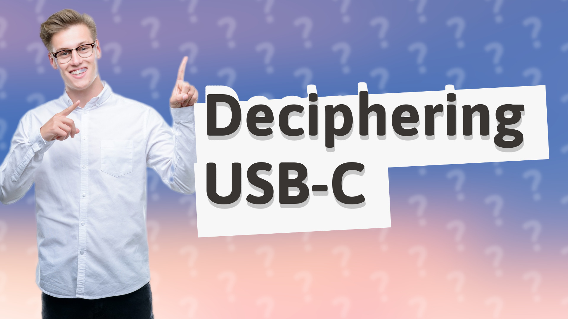Deciphering USB-C