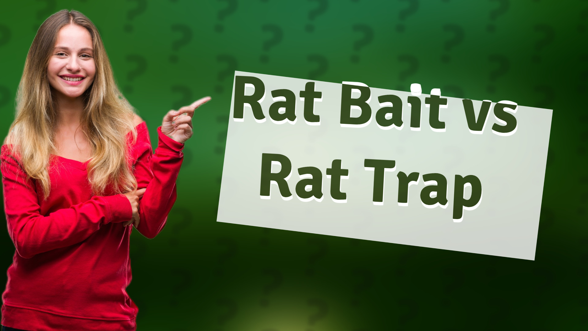 Rat Bait vs Rat Trap