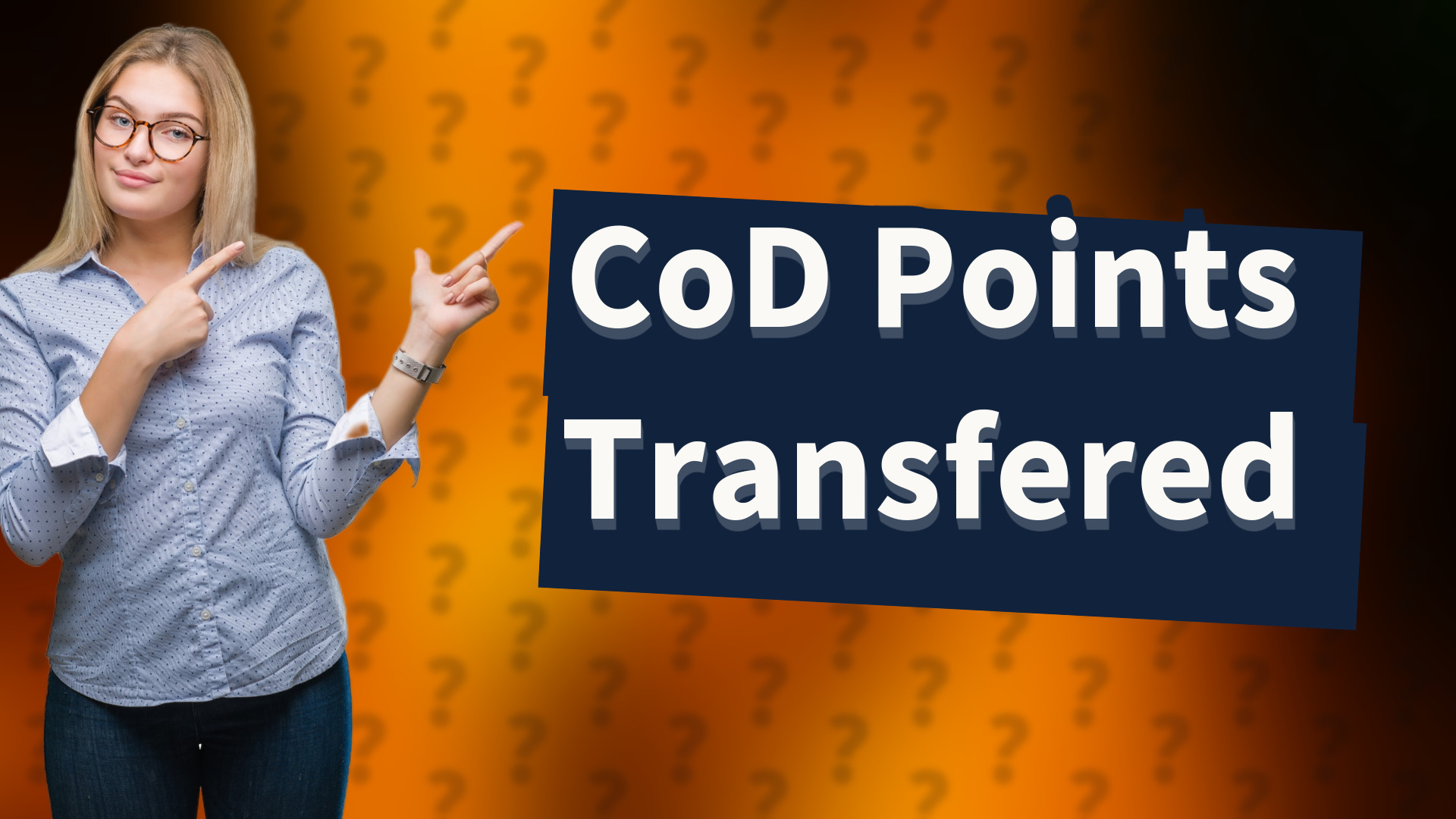CoD Points Transfered