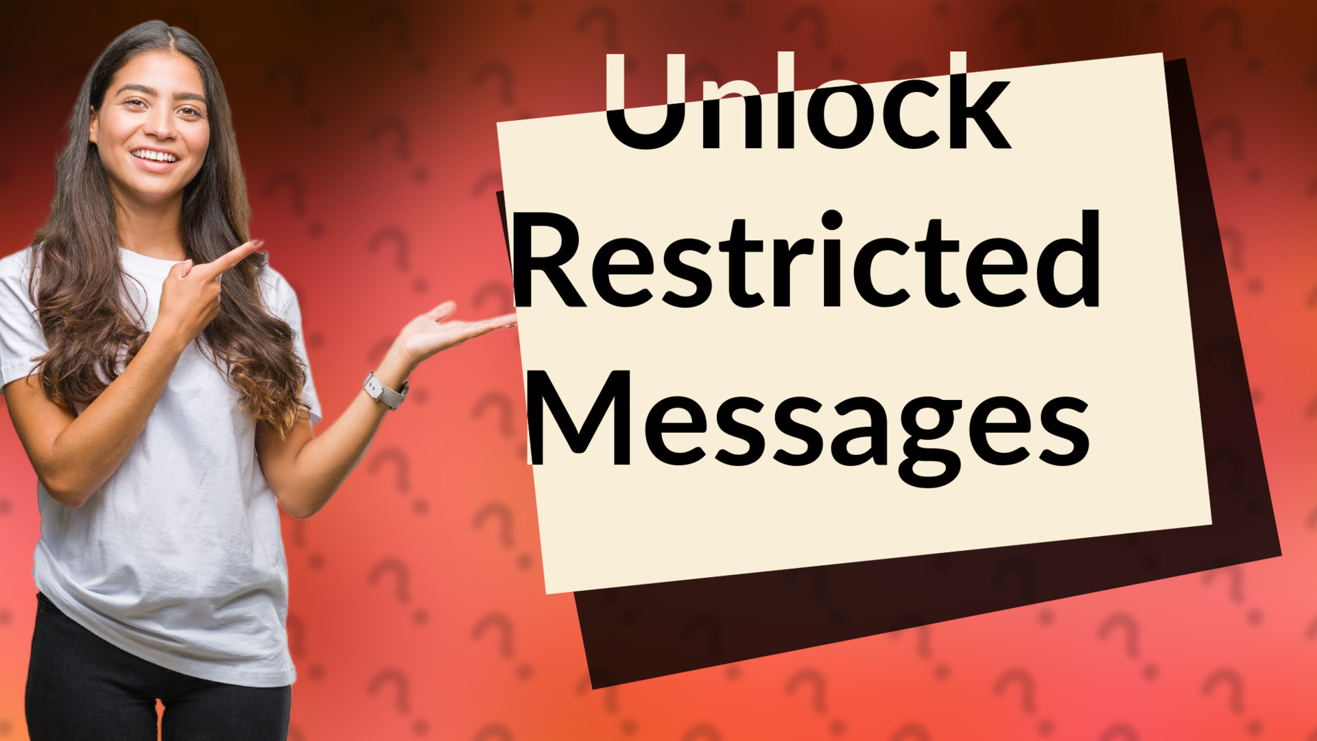 Unlock Restricted Messages
