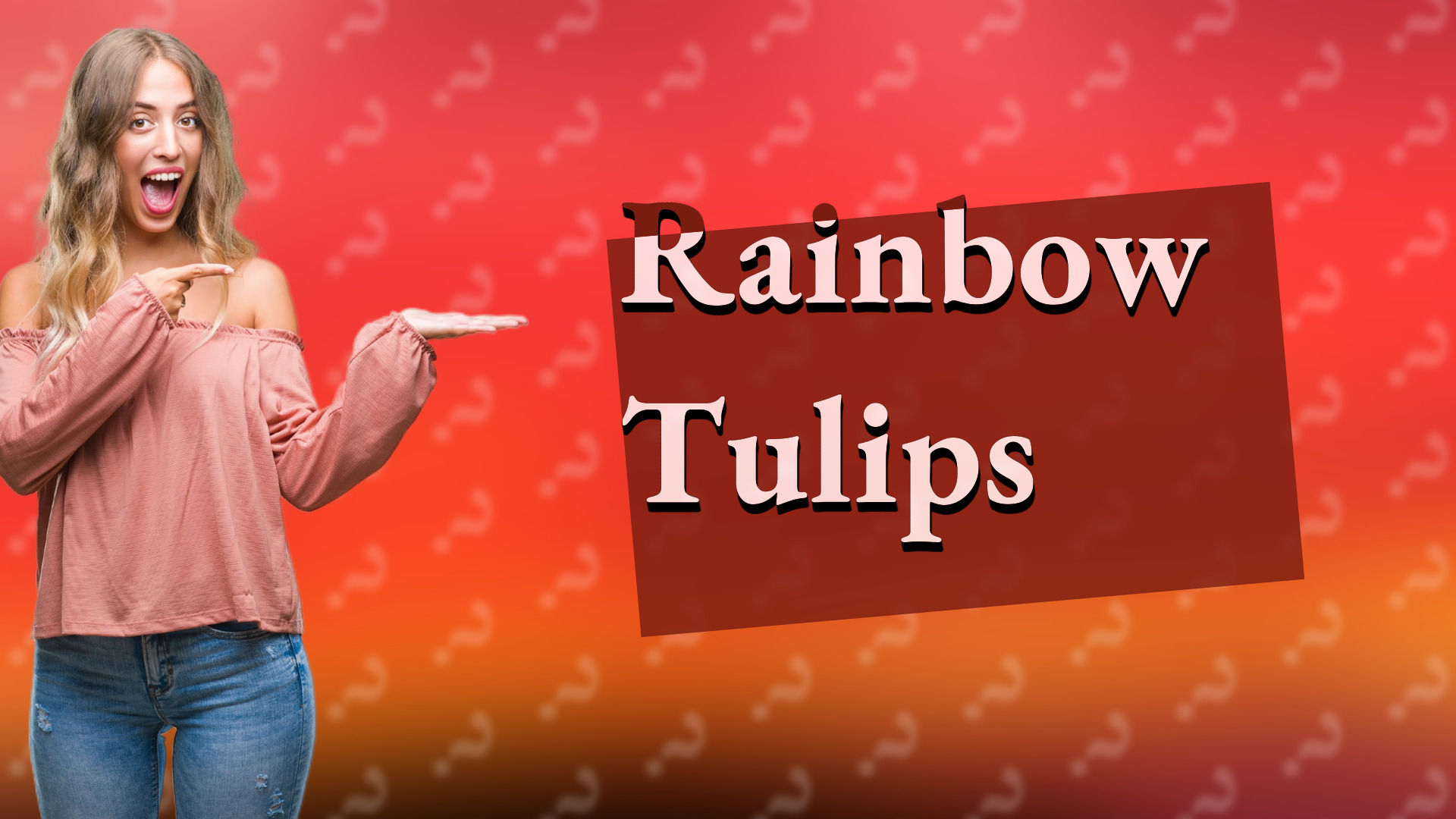 Rainbow Tulips