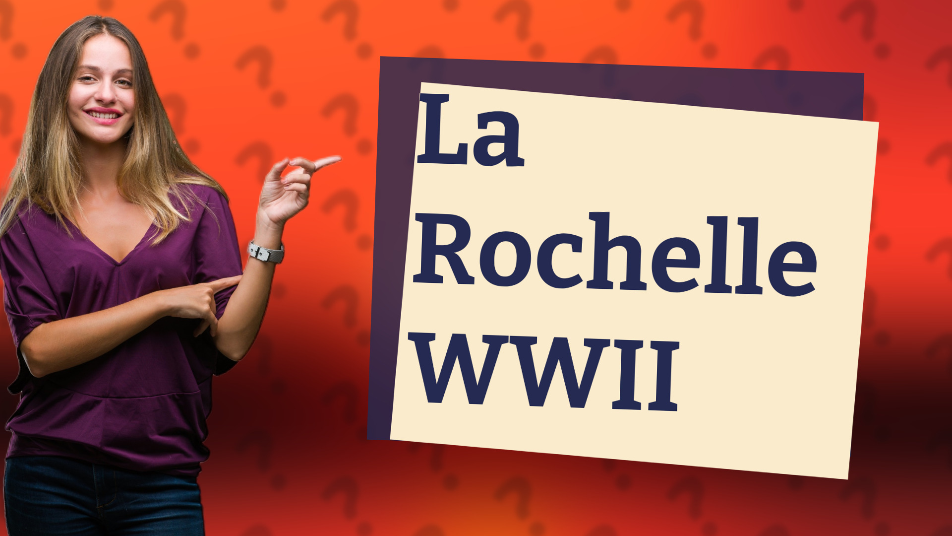 La Rochelle WWII
