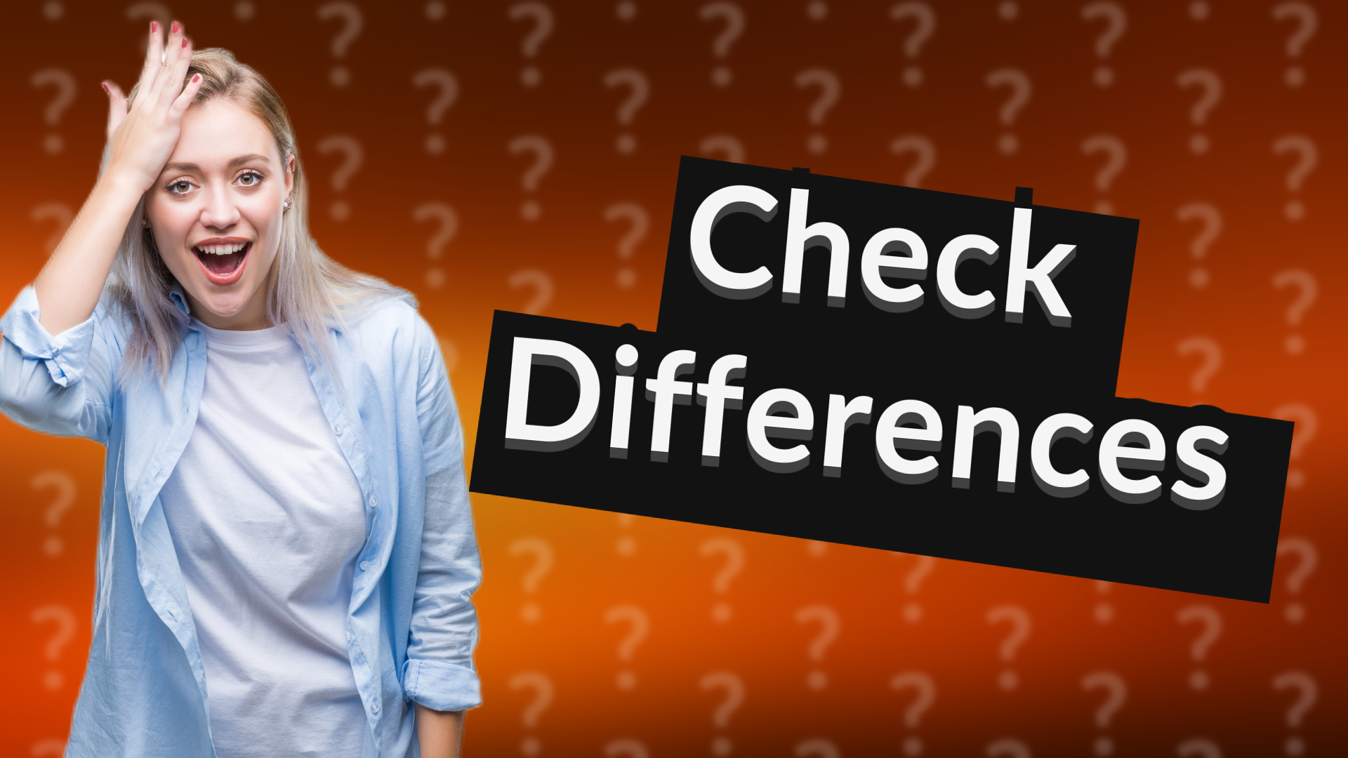Check Differences