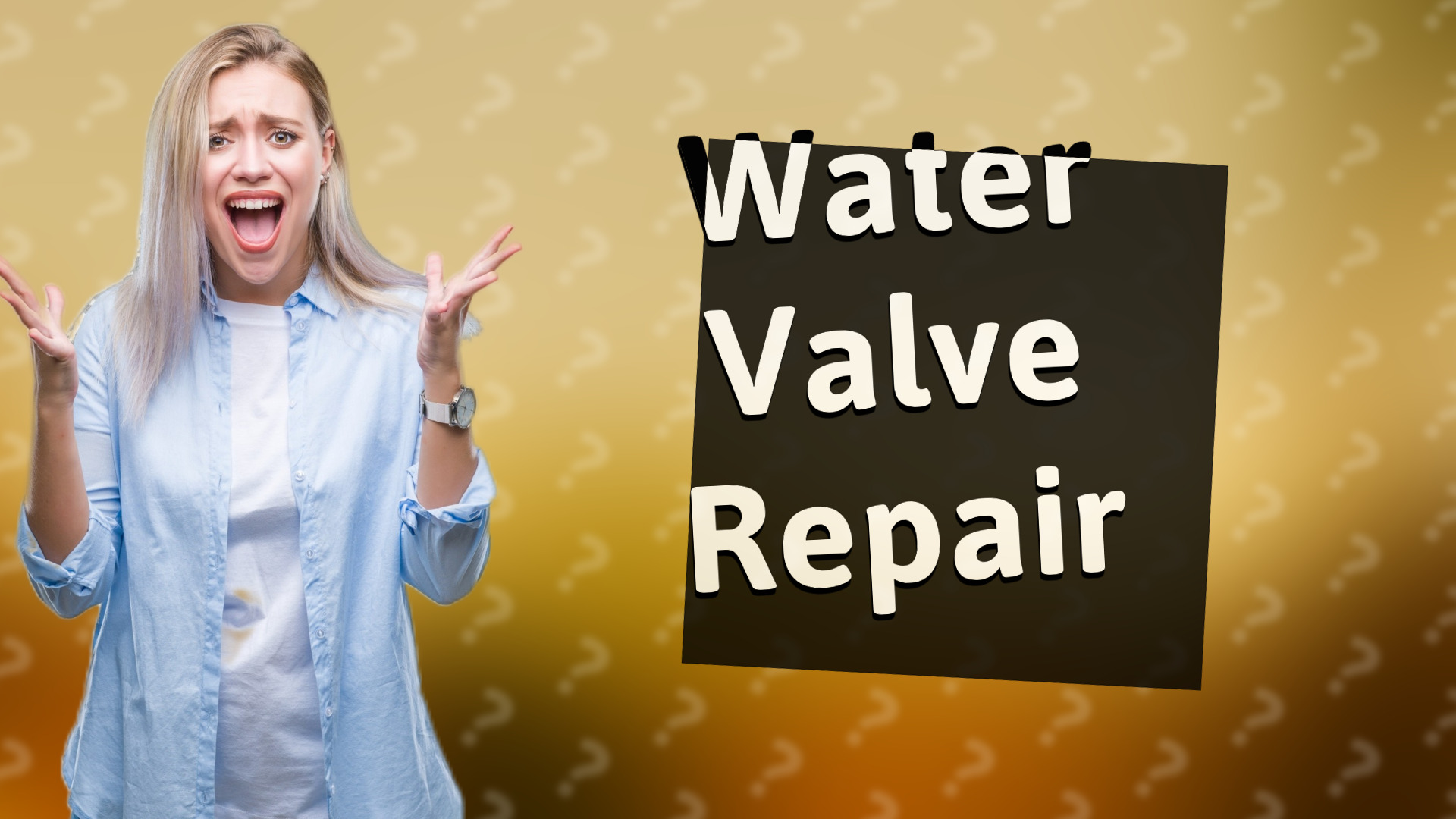 Water Valve Repair