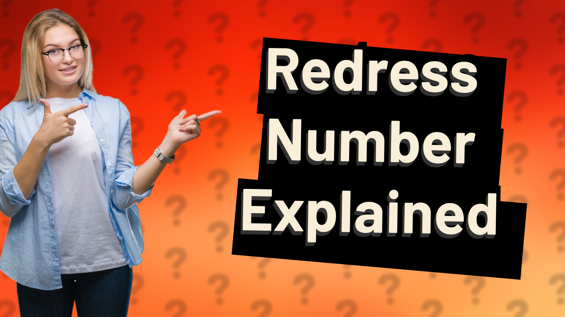 Redress Number Explained