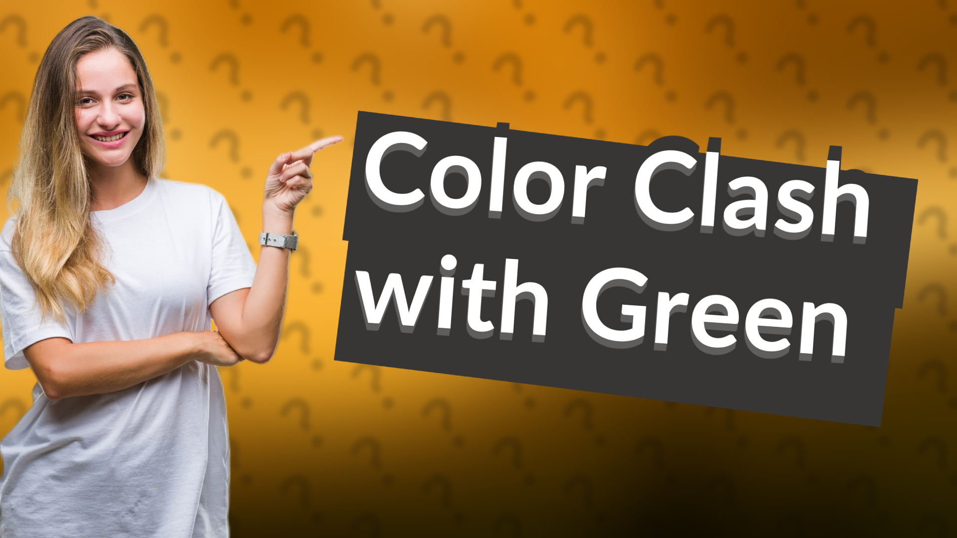 Color Clash with Green