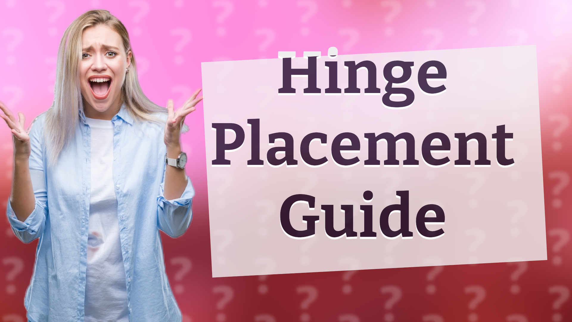Hinge Placement Guide