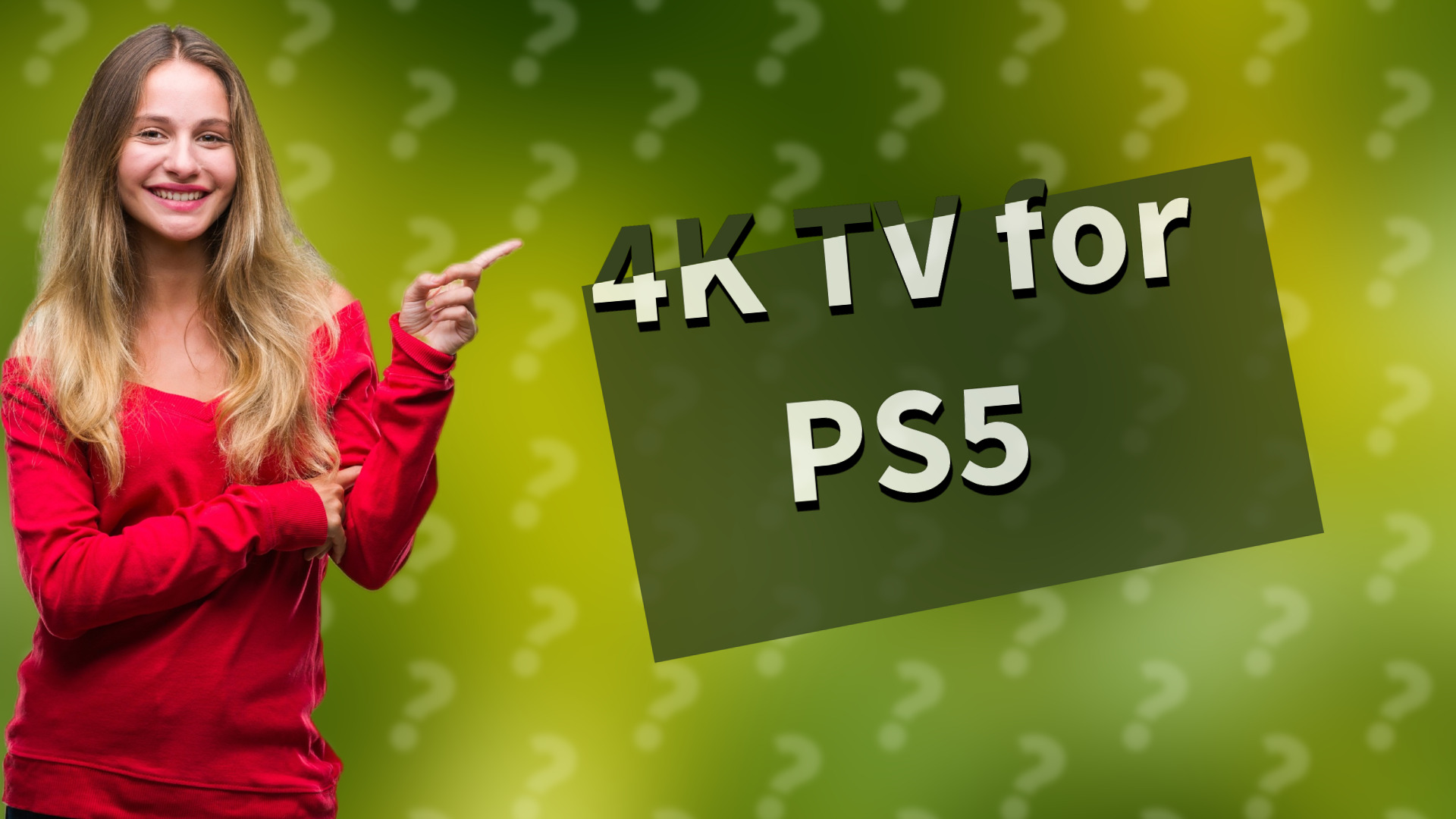 4K TV for PS5