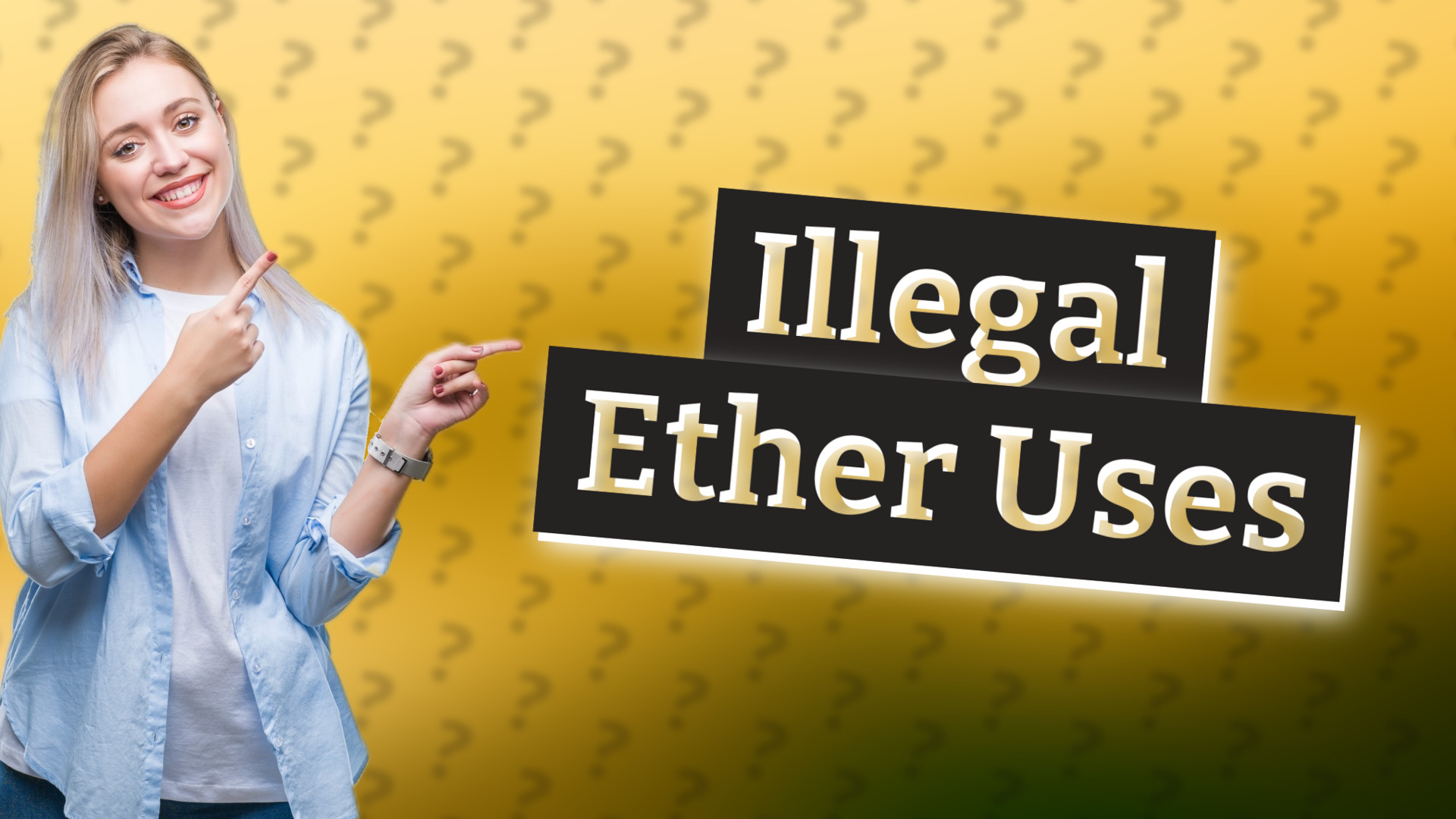 Illegal Ether Uses