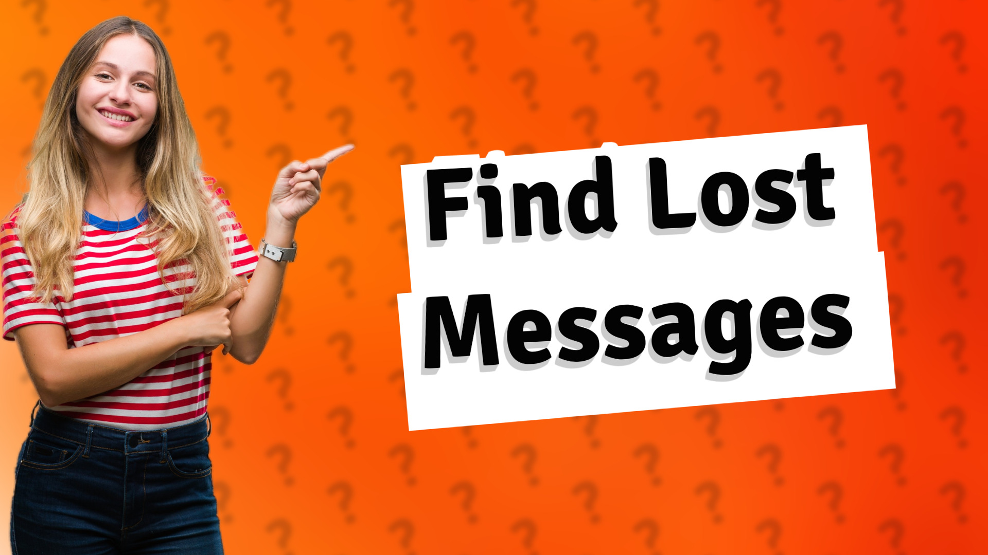 Find Lost Messages