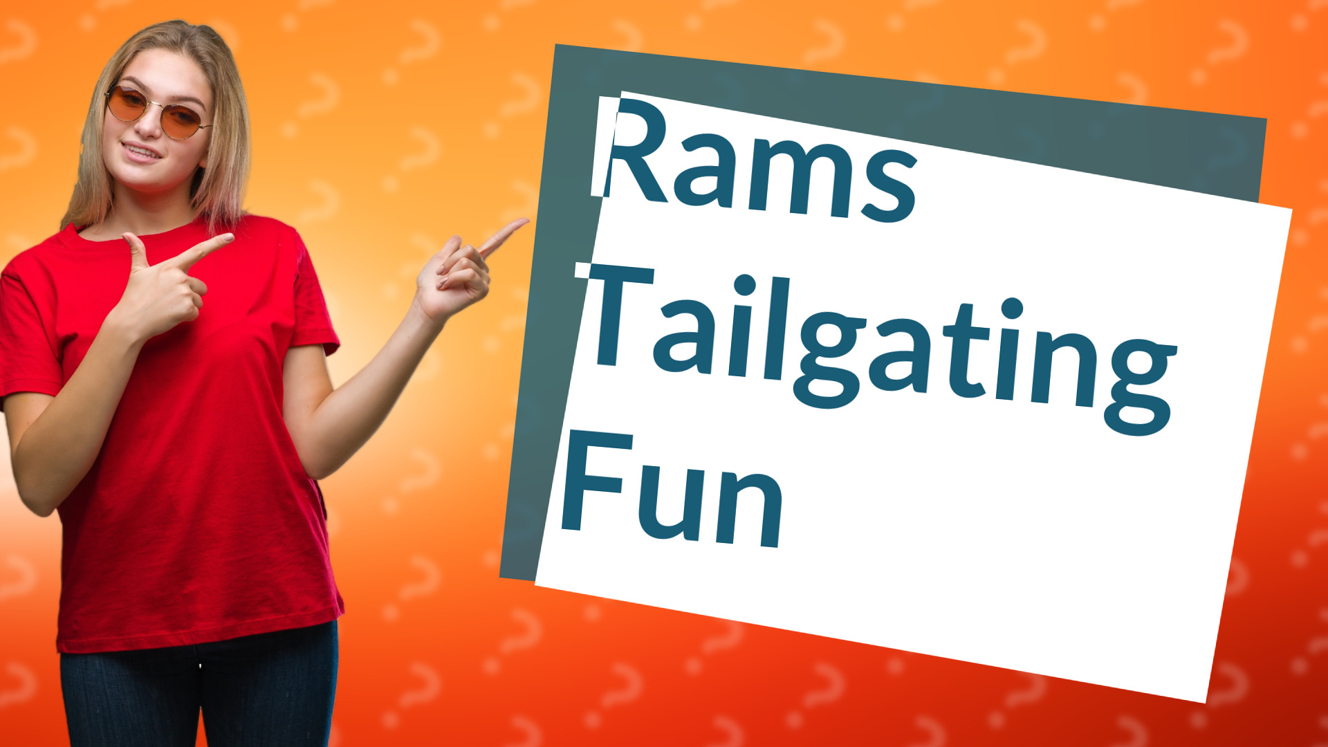 Rams Tailgating Fun