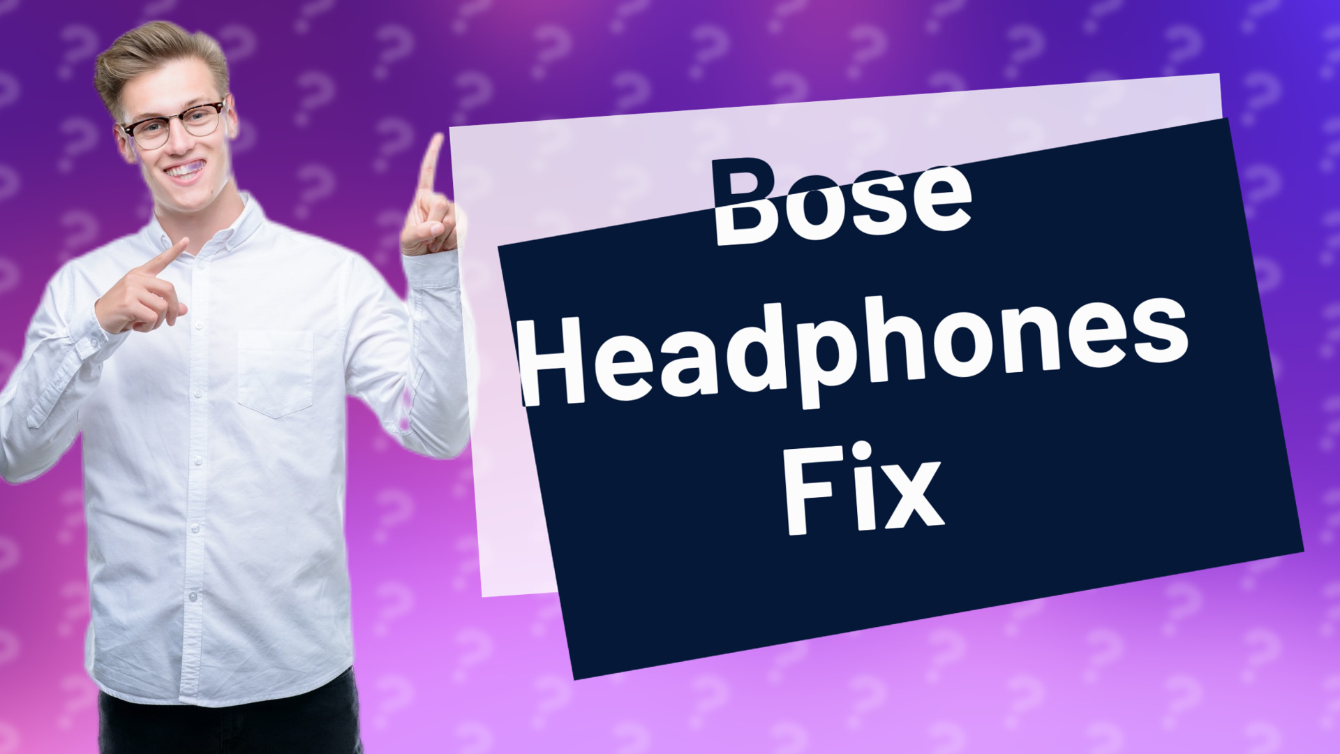 Bose Headphones Fix
