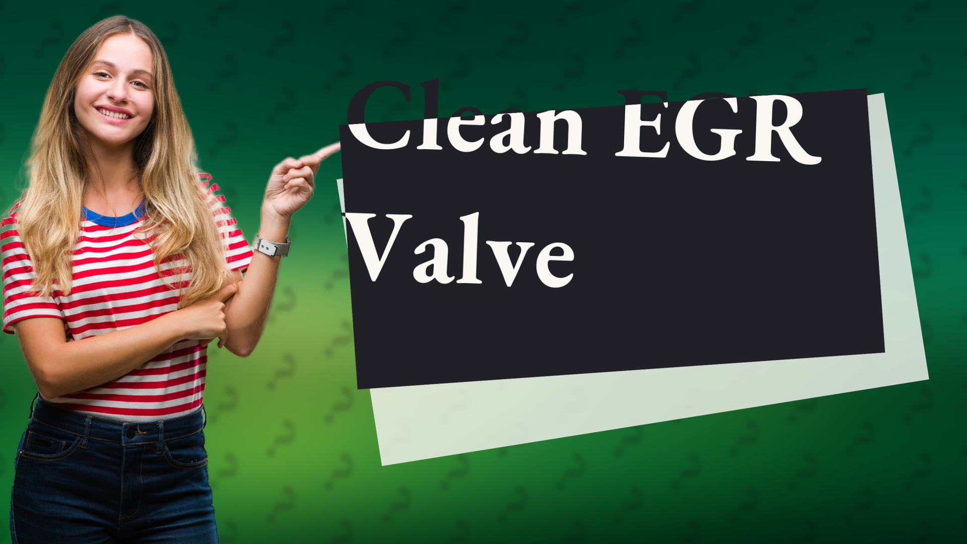 Clean EGR Valve