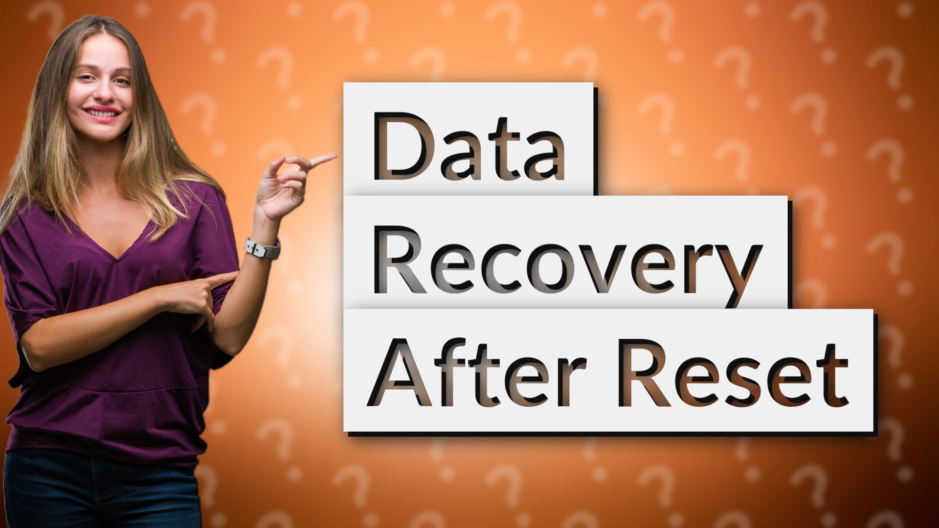 Data Recovery After Reset