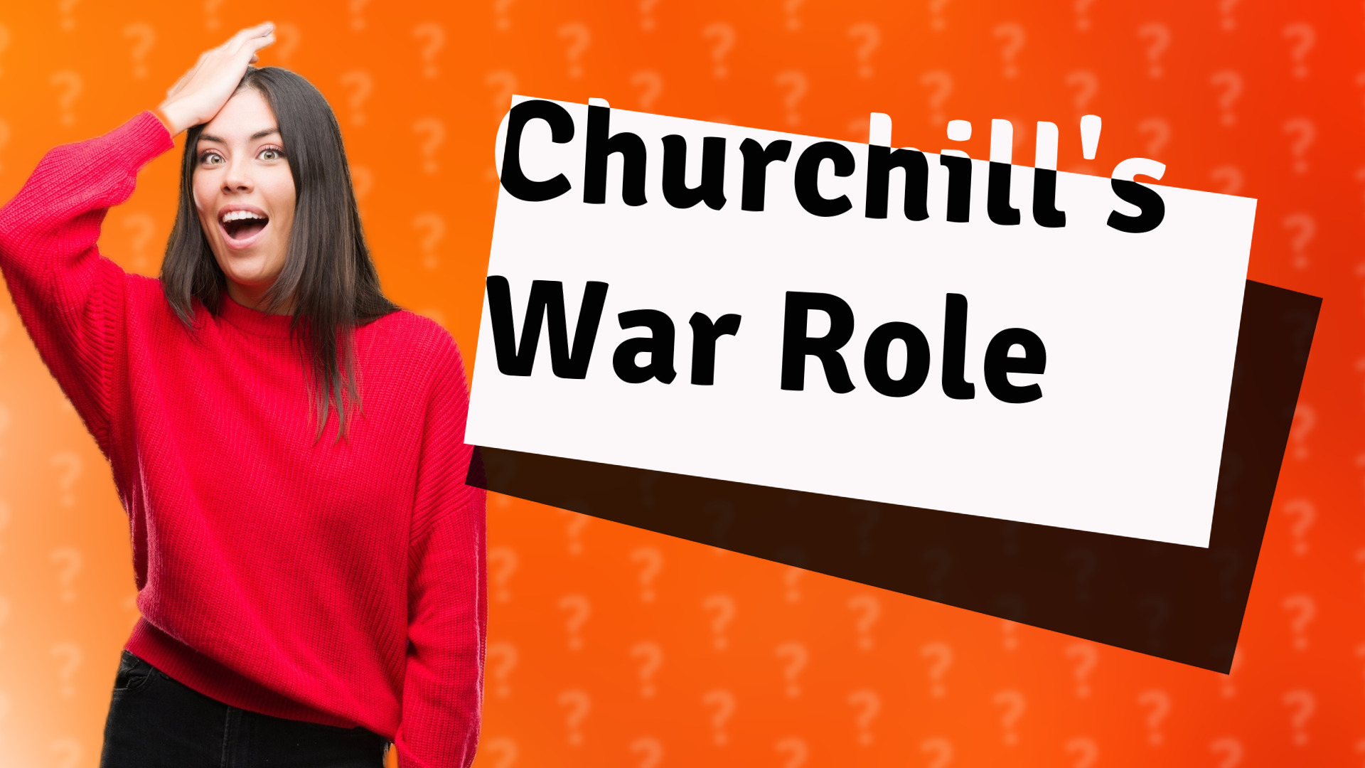Churchill's War Role