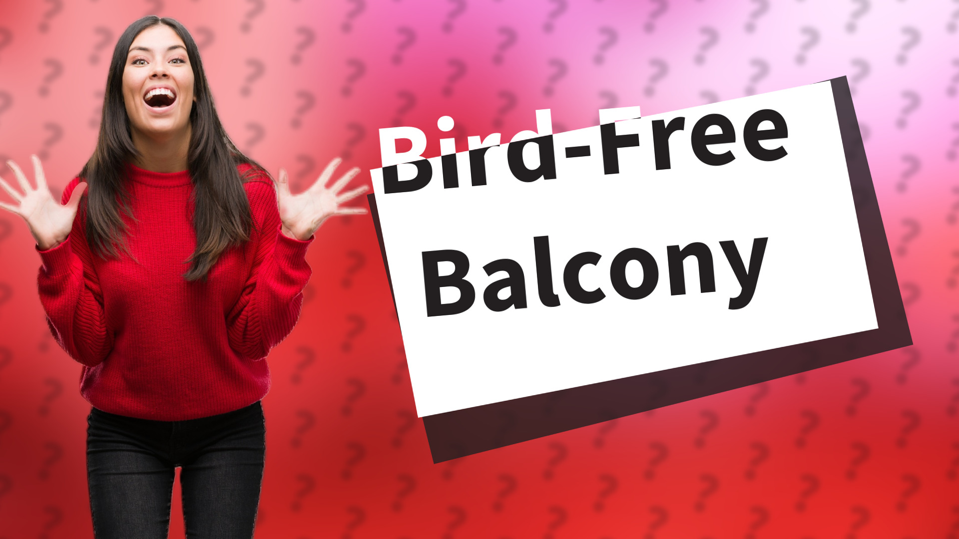 Bird-Free Balcony