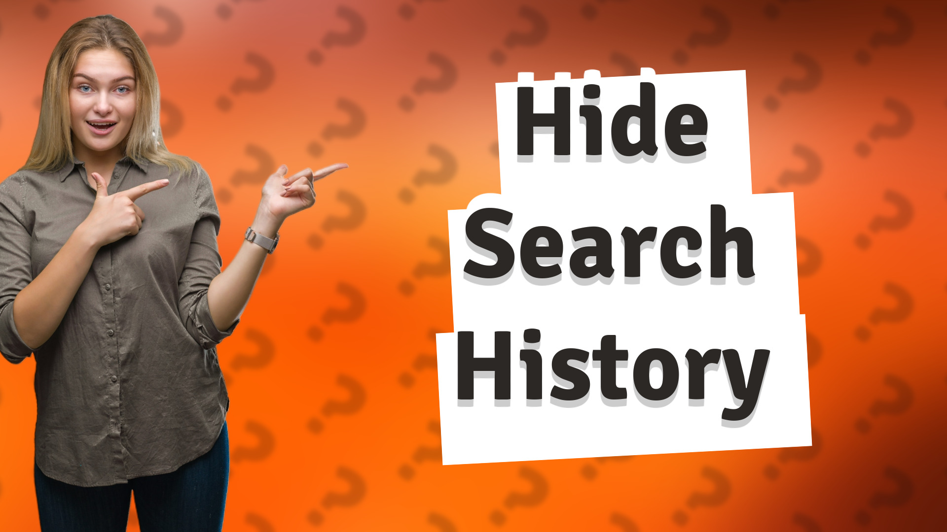 Hide Search History
